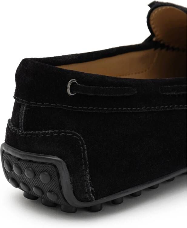 TOD'S Nieuwe laccetto gommini mocassino Black Heren