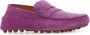TOD'S Paarse suède Gommino loafers Purple Dames - Thumbnail 2