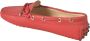 TOD'S Platte Loafers Red Dames - Thumbnail 3