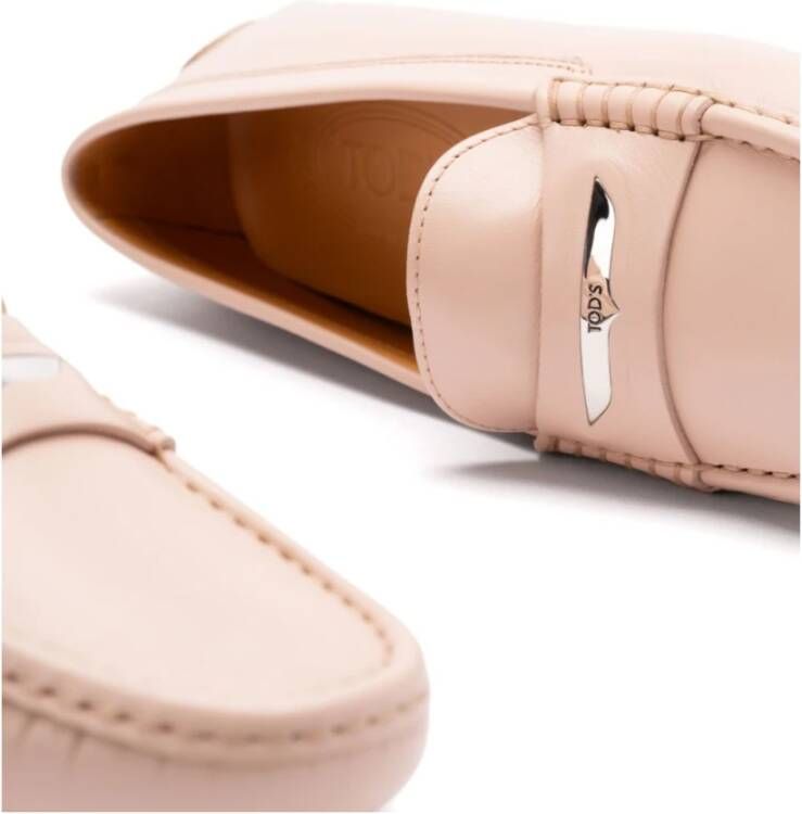 TOD'S Platte Penny Slot Schoenen in Lichtroze Pink Dames