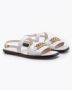 TOD'S Platte Sandalen met Kettingdetail White Dames - Thumbnail 2