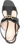 TOD'S Hoge Hak Leren Sandalen Black Dames - Thumbnail 4