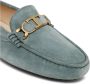 TOD'S Gommino Suede Moccasin met T Chain Blue Dames - Thumbnail 5