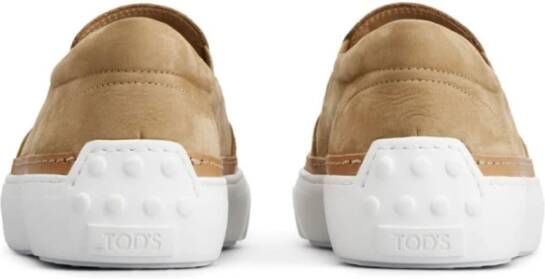 TOD'S Platte schoenen voor vrouwen Brown Heren