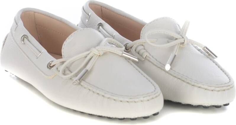 TOD'S Platte Schoenen Wit White Dames