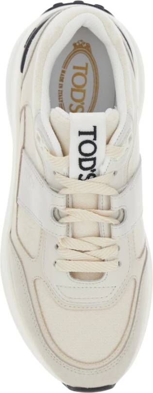 Tod's Roze Sneakers Sportiva Allacciata Tec