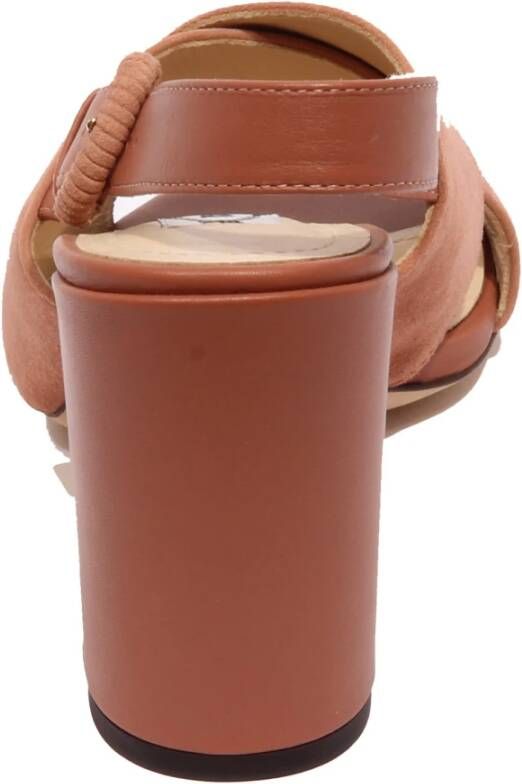 Tod's Sandaal met fascia-band van suède leer