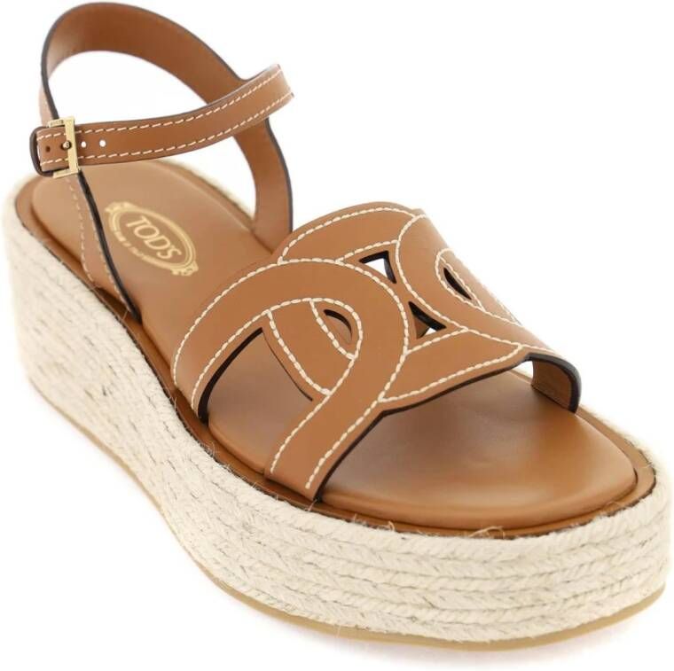 TOD'S Sandals Brown Dames