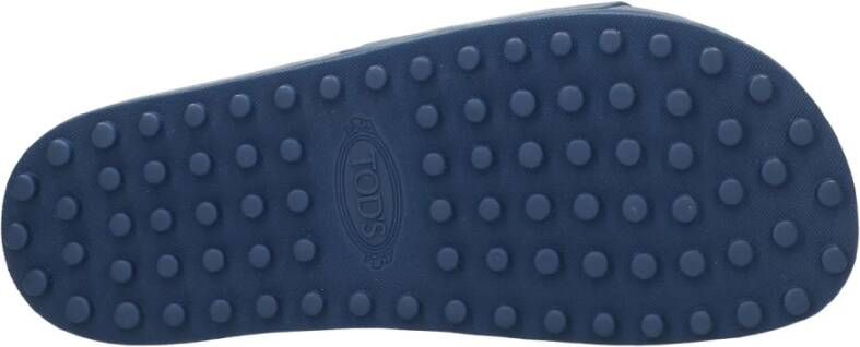 TOD'S Slide Sandalen Blauw Heren