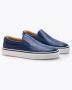 TOD'S Nappa Elastische Moccasin Schoenen Blauw Heren - Thumbnail 2