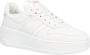 TOD'S Witte Leren Sneakers met Rubberen Zool White Dames - Thumbnail 2