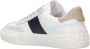 TOD'S Witte leren sneakers met suède inzetstukken Multicolor Heren - Thumbnail 4