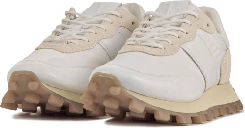 TOD'S Witte Leren Sneakers voor Heren Wit Heren