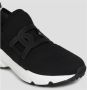 TOD'S Mesh en Grosgrain Ketting Sneakers Black Dames - Thumbnail 3