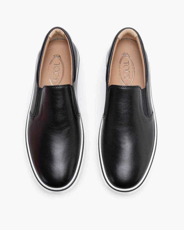 TOD'S Heren Nappa Sans-Gonna Schoenen met Elastiek Zwart Heren