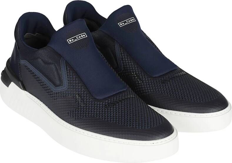 TOD'S Blauwe Odyssey 14C Sneakers Zwart Heren