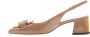 TOD'S Soft Tortora Slingback met Gouden Gesp Beige Dames - Thumbnail 3