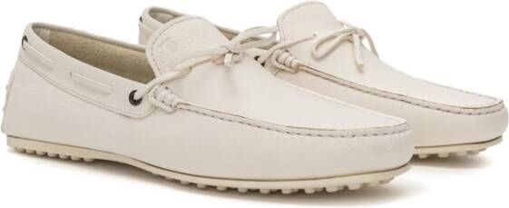 TOD'S Stadsloafer met veterdetail Beige Heren