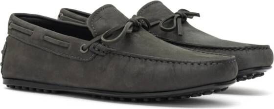 TOD'S Stadsloafer met veterdetail Gray Heren