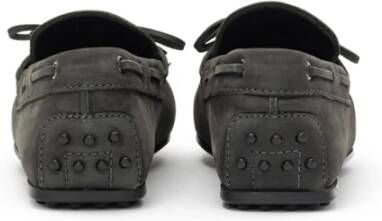 TOD'S Stadsloafer met veterdetail Gray Heren
