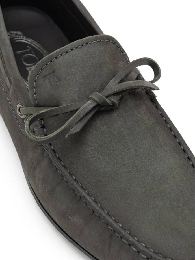 TOD'S Stadsloafer met veterdetail Gray Heren