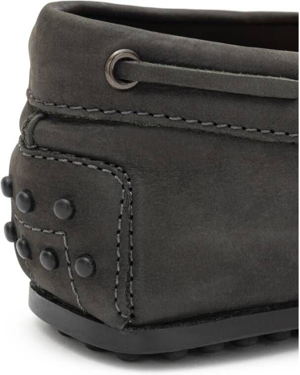 TOD'S Stadsloafer met veterdetail Gray Heren