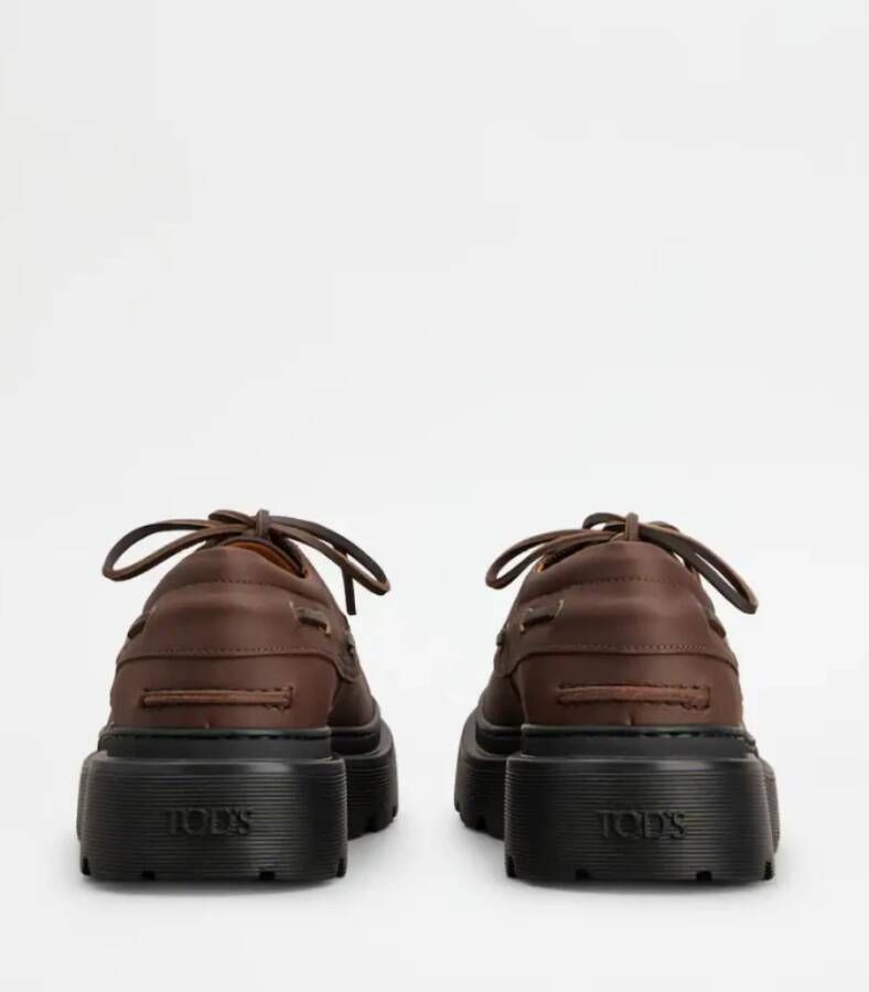 Tod's Stedelijke Bootschoen met Rubberen Zool