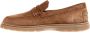 TOD'S Bruine Suède Loafers Moderne Stijl Brown Heren - Thumbnail 3
