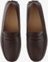 TOD'S Handgemaakte leren loafers met logodetail Brown Heren - Thumbnail 2