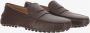 TOD'S Handgemaakte leren loafers met logodetail Brown Heren - Thumbnail 3