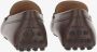 TOD'S Handgemaakte leren loafers met logodetail Brown Heren - Thumbnail 4