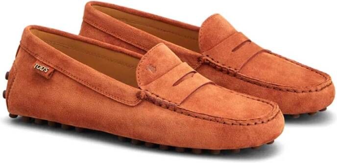 TOD'S Stijlvolle Loafers voor Mannen Brown Dames
