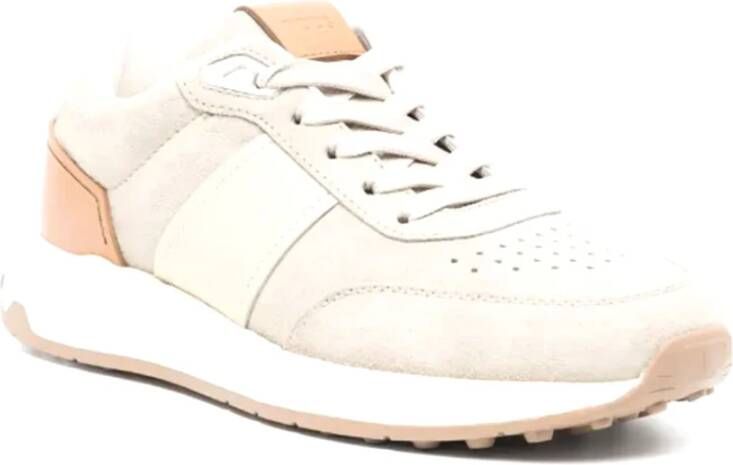 TOD'S Stijlvolle Sneakers voor Mannen Beige Heren