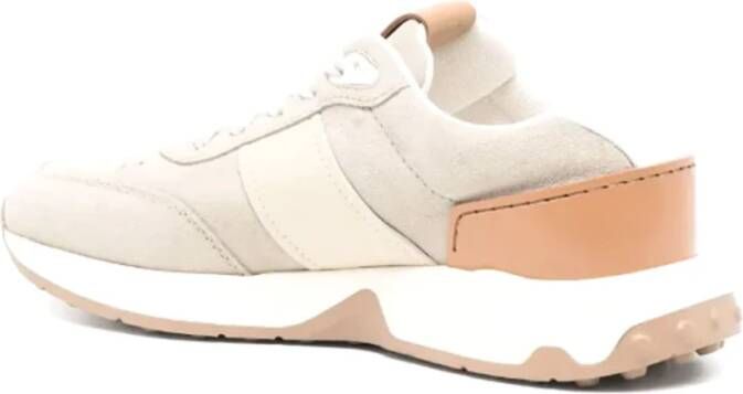 TOD'S Stijlvolle Sneakers voor Mannen Beige Heren