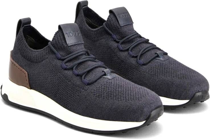 TOD'S Stijlvolle Sneakers voor Mannen Blue Heren