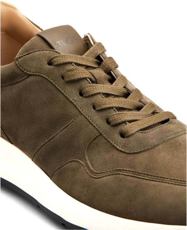 TOD'S Stijlvolle Sneakers voor Mannen Green Heren