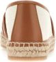 TOD'S Stoffen Espadrille Wit Bruin Beige Dames - Thumbnail 4