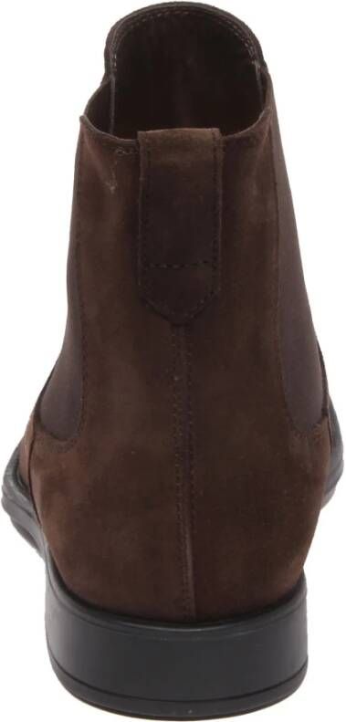 Tod's Suède Elastische Enkellaars Rubberen Zool