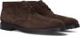 Tod's Bruine Suède Enkellaarzen Vetersluiting - Thumbnail 2