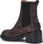 Tod's Suède Enkellaarzen met Rubberdetail - Thumbnail 2