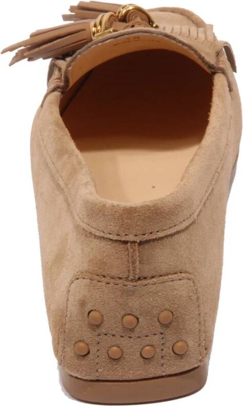 Tod's Suède Franje Loafer Schoen Made in Italy