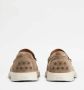 TOD'S Suède instaploafers met iconisch monogram Brown Heren - Thumbnail 10