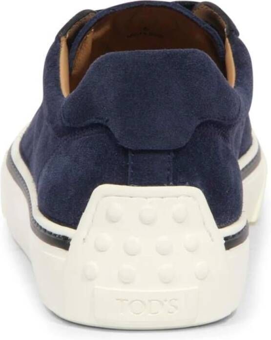 Tod's Suède Lage Veterschoenen voor Casual