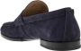 TOD'S Suède Leren Moccasin met Geëmbosseerd Monogram Blue Heren - Thumbnail 3