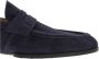 TOD'S Blauwe Suède Loafers met Flip-Grips en Ingelegd Monogram Blue Heren - Thumbnail 6