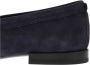 TOD'S Suède Leren Moccasin met Geëmbosseerd Monogram Blue Heren - Thumbnail 7