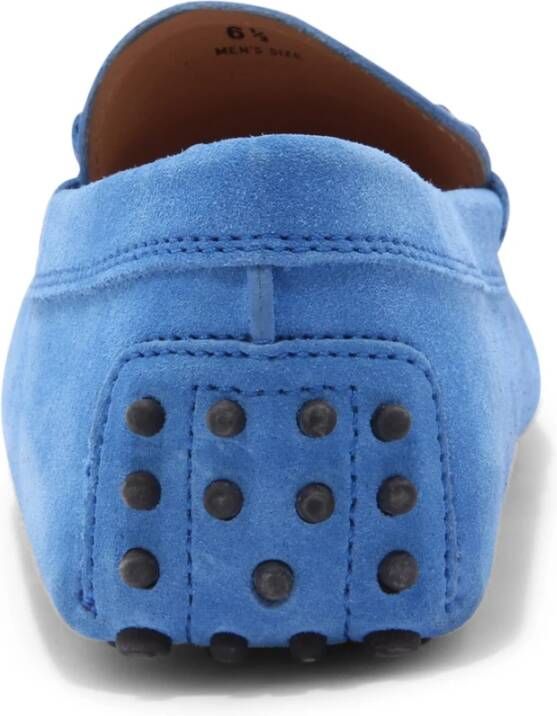 Tod's Suède Loafer Blauwe Stijl