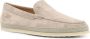TOD'S Suède Loafer met Gegraveerd Logo Beige Heren - Thumbnail 2