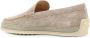 TOD'S Suède Loafer met Gegraveerd Logo Beige Heren - Thumbnail 3
