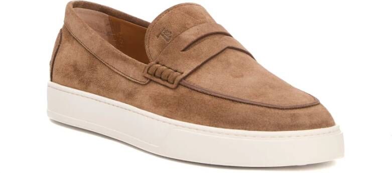 Tod's Suede Loafer Walnoot